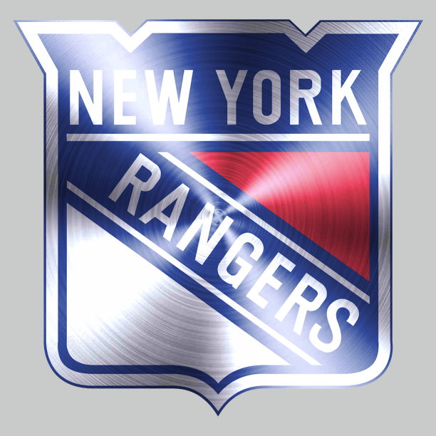 New York Rangers Stainless steel logo iron on paper